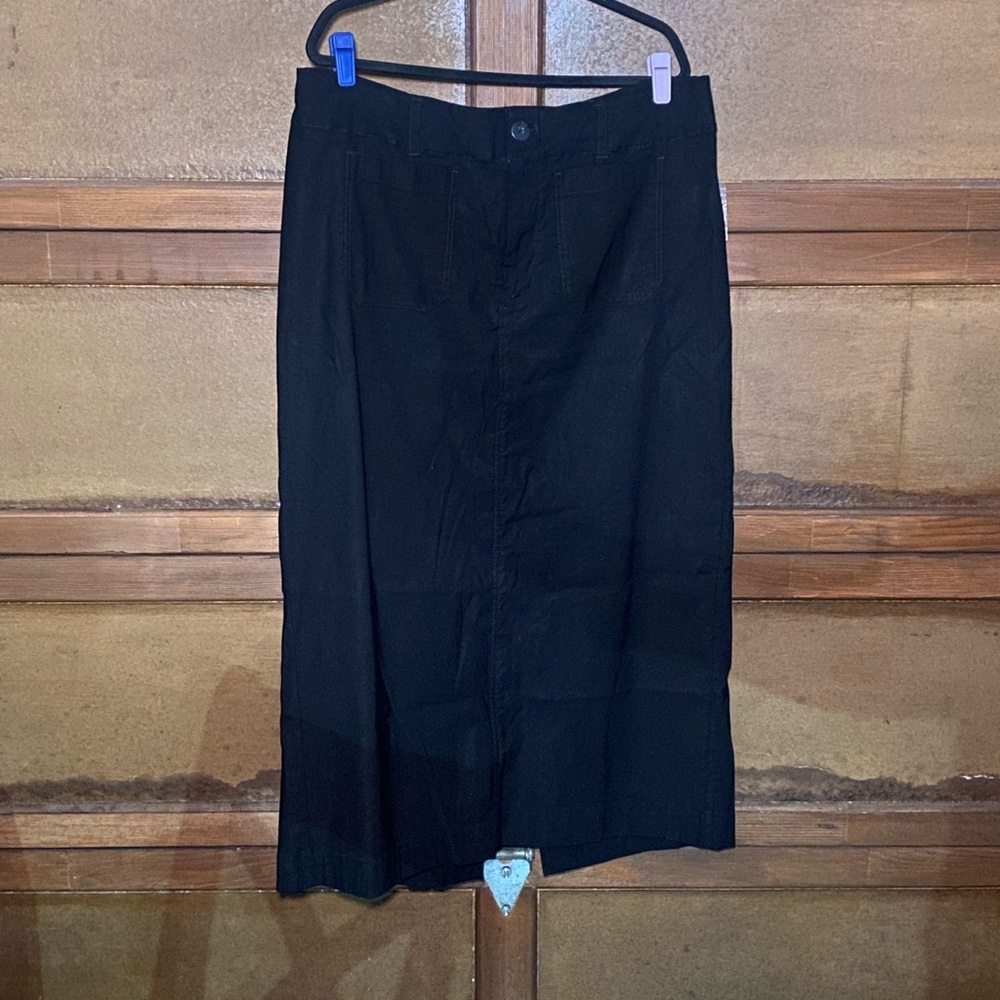 Anthropologie Black Maxi Skirt